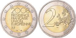 World Coins - France, 2 Euro, Presidence Francaise Union Europeenne 2008, 2008, Paris,