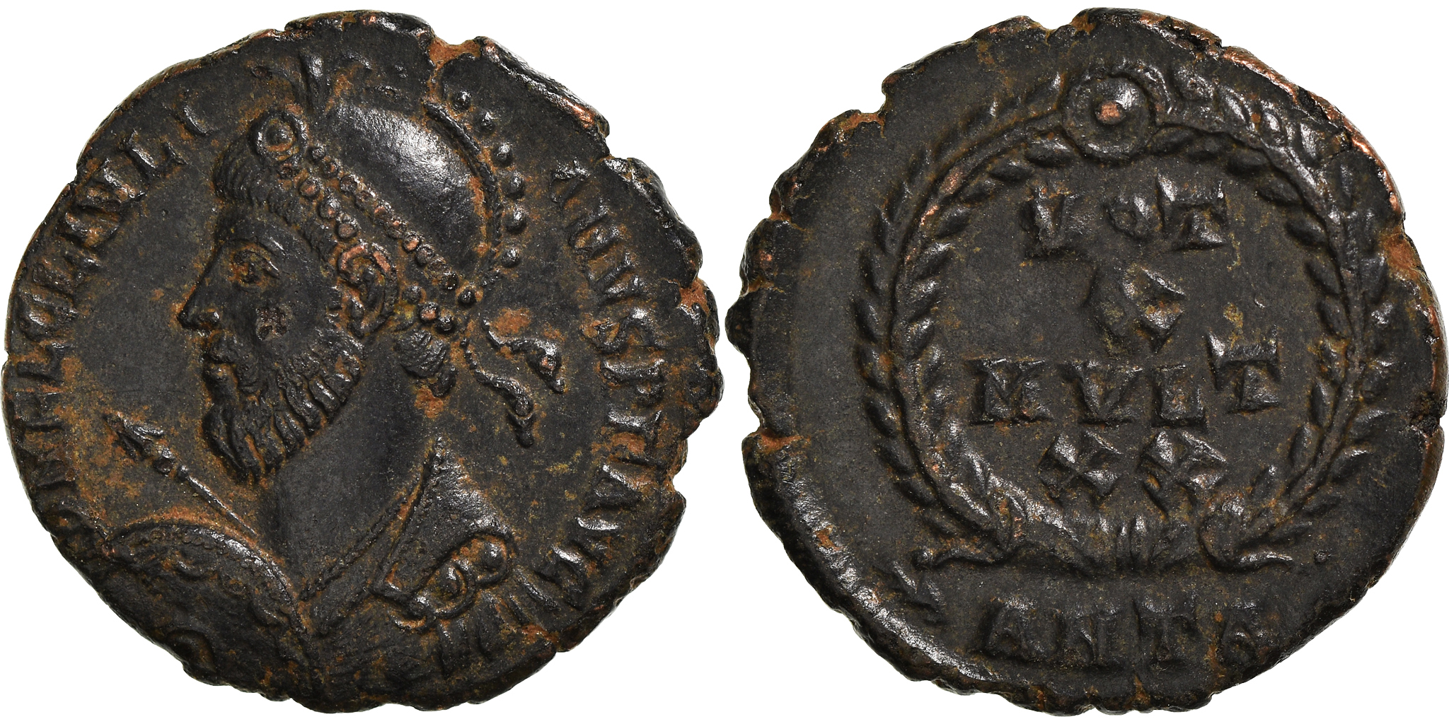 Coin, Julian II, Nummus, 361-363, Antioch, , Bronze, RIC:219