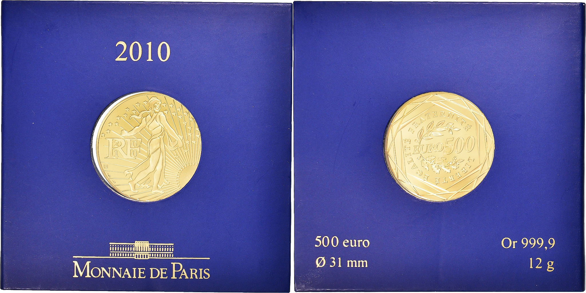 Monnaie Paris de Paris, of - | Tourist France 0 Token years Gold 