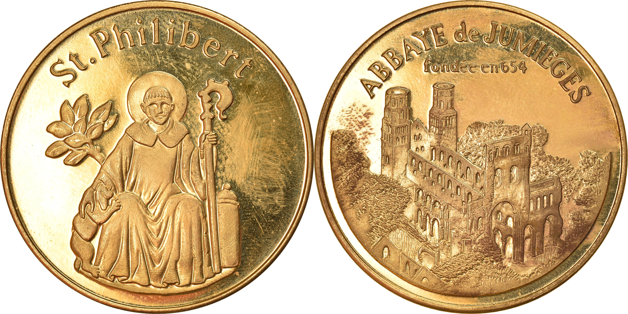 Médaille Monnaie De Paris – Église Saint-Séverin – Bronze – 68mm – XXe