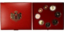 World Coins - Monaco, Albert II, Set 1 Cent to 2€, BE, 2006, MDP,
