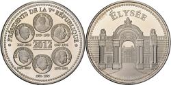 World Coins - France, Medal, L'Elysée, 2012, Copper-nickel,