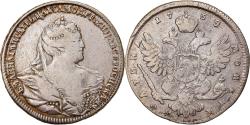 World Coins - Coin, Russia, Anna, Poltina, 1/2 Rouble, 1739, Saint-Petersburg,