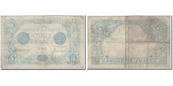 World Coins - France, 5 Francs, 5 F 1912-1917 ''Bleu'', 1916-04-01, VF(20-25), Fayette:2.38