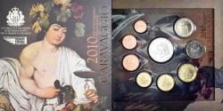 World Coins - San Marino, Set Euros, Caravaggio, 2010, Coffret,