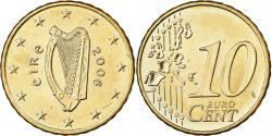 World Coins - Ireland, 10 Euro Cent, 2006, Dublin, Nordic gold,