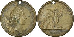 World Coins - France, Medal, Louis XIV, Le Passage du Rhin près de Schenk, History, 1672