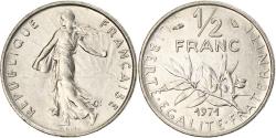 World Coins - Coin, France, Semeuse, 1/2 Franc, 1971, Paris, , Nickel, KM:931.1