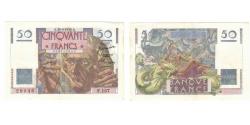 World Coins - France, 50 Francs, Le Verrier, 1950, F.157, AU(55-58), Fayette:20.16, KM:127c