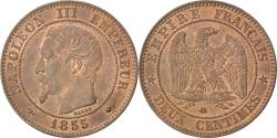 World Coins - Coin, France, Napoleon III, Napoléon III, 2 Centimes, 1855, Strasbourg,