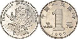 World Coins - Coin, CHINA, PEOPLE'S REPUBLIC, Yuan, 1999, , Nickel plated steel