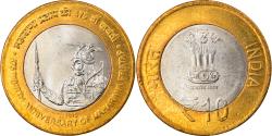 World Coins - Coin, INDIA-REPUBLIC, Maharana Pratap, 10 Rupees, 2015, , Bi-Metallic