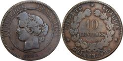 World Coins - France, 10 Centimes, Cérès, 1884, Paris, Bronze, , Gadoury:265a