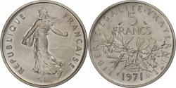 World Coins - France, 5 Francs, Semeuse, 1971, MDP, Piéfort, Silver, , Gadoury:154.P2