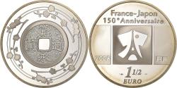 World Coins - France, 1-1/2 Euro, Relations diplomatiques France-Japon (1858-2008), 2008