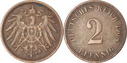 World Coins - Coin, GERMANY - EMPIRE, 2 Pfennig, 1908