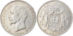 World Coins - Coin, France, Napoleon III, 5 Francs, 1856, Lyon, , Silver, KM:782.3