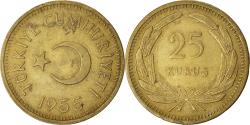 World Coins - Coin, Turkey, 25 Kurus, 1955