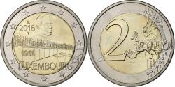 World Coins - Luxembourg, 2 Euro, 50 Years of Grand Duchess Charlotte Bridge, 2016, Utrecht