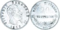 World Coins - Coin, Italy, 20 Centesimi, 1863