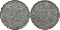 World Coins - Coin, Belgium, 25 Centimes, 1917, , Zinc, KM:82