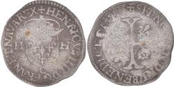 World Coins - Coin, France, Henri IV, Douzain aux deux H, 1593, Saint Lô, , Silver