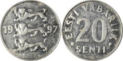 World Coins - Coin, Estonia, 20 Senti, 1997