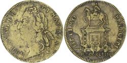 World Coins - France, Token, Statue de Louis XV à Bordeaux, 1743, Brass,