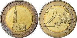 World Coins - Germany, 2 Euro, Hamburg, 2008, Stuttgart, Bi-Metallic,