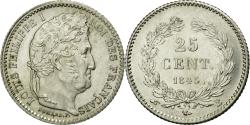World Coins - Coin, France, Louis-Philippe, 25 Centimes, 1845, Rouen, , Silver