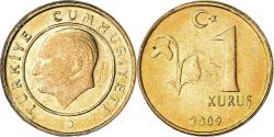 World Coins - Coin, Turkey, Kurus, 2009, , Copper-Nickel Plated Steel, KM:1239