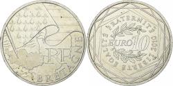 World Coins - France, 10 Euro, Bretagne, 2010, Paris, Silver, , KM:1648