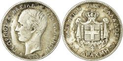 World Coins - Coin, Greece, George I, Drachma, 1873, Paris, , Silver, KM:38