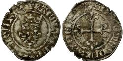 World Coins - Coin, France, Charles VI, Florette, Saint-Quentin, , Billon