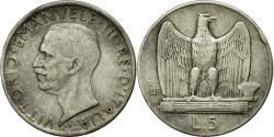 World Coins - Coin, Italy, Vittorio Emanuele III, 5 Lire, 1928, Rome, , Silver