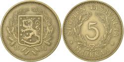 World Coins - Finland, 5 Markkaa, 1931, Aluminum-Bronze, , KM:31