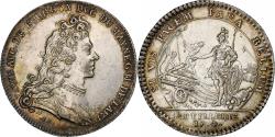 World Coins - France, Token, Louis XV, Artillerie,  Louis Auguste de Bourbon, 1734, Silver