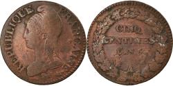 World Coins - Coin, France, Dupré, 5 Centimes, AN 5, Paris, , Bronze, KM:635.1