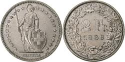 World Coins - Switzerland, 2 Francs, 1969, Bern, Copper-nickel, , KM:21a.1