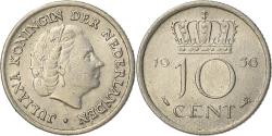 World Coins - Coin, Netherlands, Juliana, 10 Cents, 1956, , Nickel, KM:182