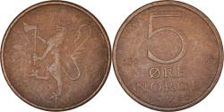 World Coins - Coin, Norway, 5 Öre, 1980