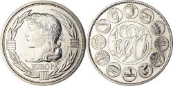 World Coins - France, Medal, Ecu Europa, Marianne, Politics, 1993, Rodier,