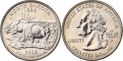 Us Coins - United States, Quarter, Quarter Dollar, 2006, U.S. Mint, North Dakota 1889