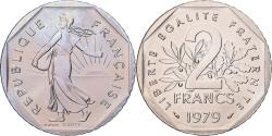 World Coins - Coin, France, Semeuse, 2 Francs, 1979, Paris, série FDC, , Nickel