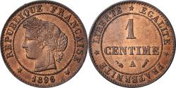World Coins - Coin, France, Cérès, Centime, 1896, Paris, , Bronze, KM:826.1