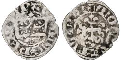 World Coins - France, Charles IV, Double Parisis, 1323-1328, Billon, , Duplessy:244b
