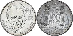 World Coins - Coin, France, André Malraux, 100 Francs, 1997, Paris, , Silver