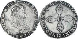 World Coins - Coin, France, Henri IV, 1/2 Franc, 1602, Montpellier, Rare, , Silver
