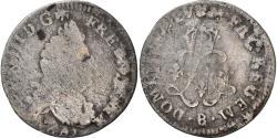 World Coins - Coin, France, Louis XIV, 4 Sols aux 2 L, 4 Sols 2 Deniers, 1691, Rouen