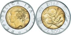 World Coins - Coin, Italy, 500 Lire, 1998, Rome, , Bi-Metallic, KM:193